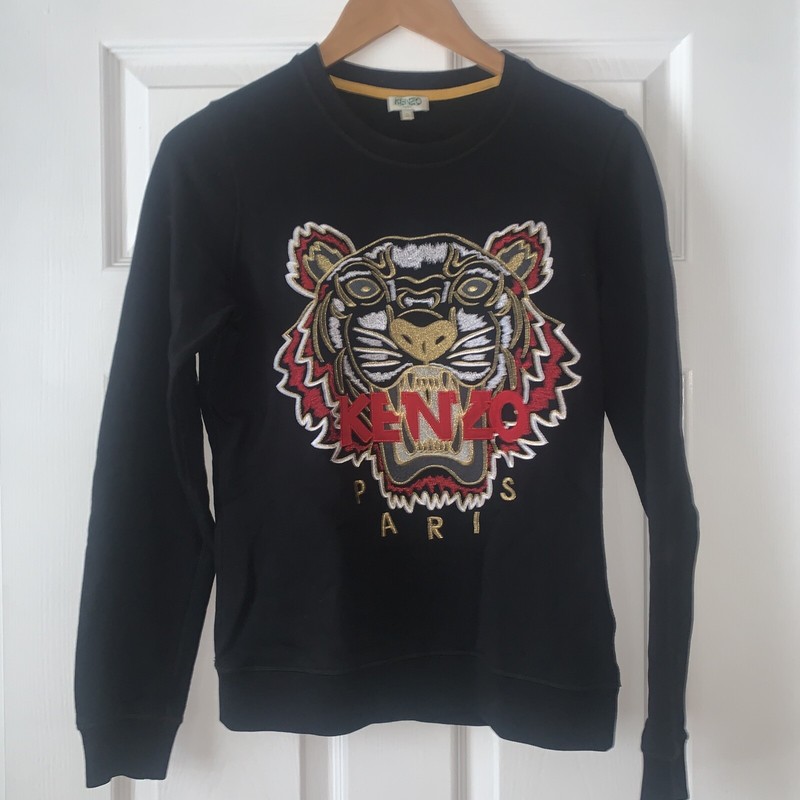 Authentic Kenzo Paris Mens/Womens Sweatshirt (S)Well Cared For Worn 2X