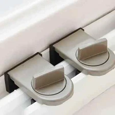 2PCS Aluminum Alloy Sliding Door And Window Safety Lock Adjustable Security Lock
