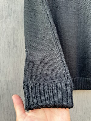 Oakley Vintage 90s Wool Mock Neck Knit Logo Sweater size M/L