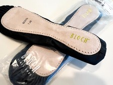 Bloch Black Leather Ballet Flats, New in Packaging, 7.5 B, Dansoft, Classic