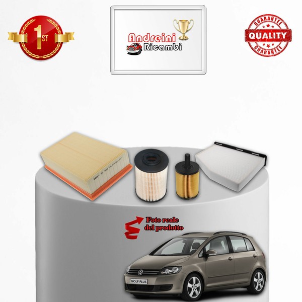 Set Service 4 Filter VW Golf Plus 1.9 Tdi 77KW 105CV Von 2005--image