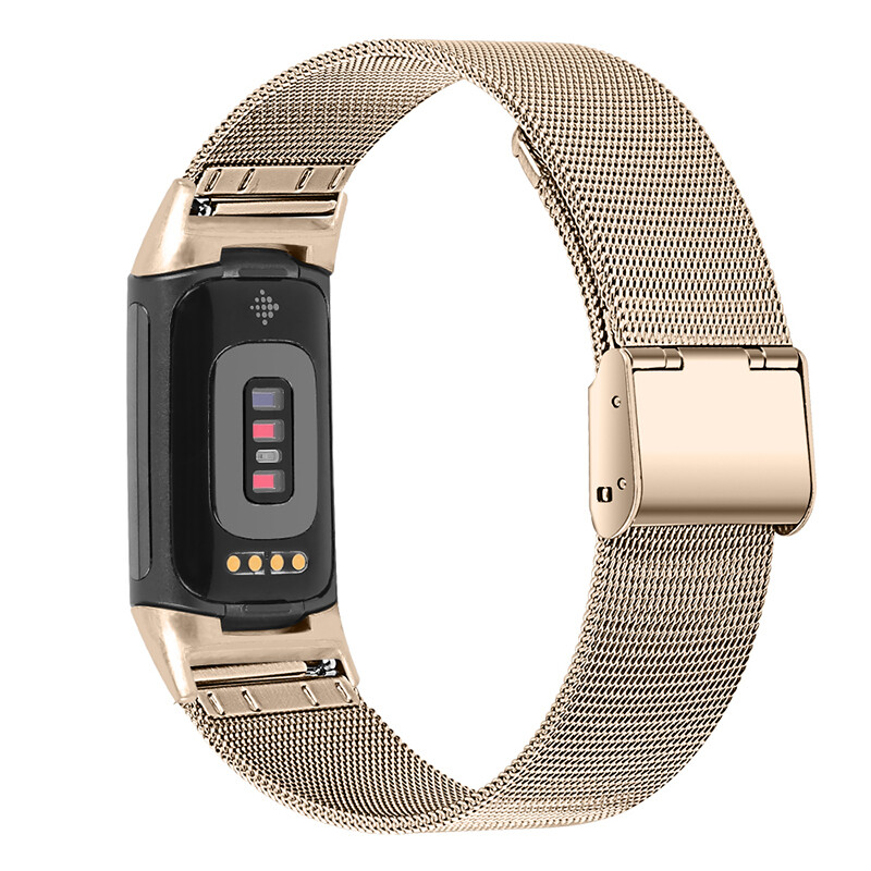 Cinturino Fitbit Versa 3 Cinturino Magnetico Milanese In Acciaio Inox Per Fitbit Versa 3/4 E Sense 2 - Mignova, Lusso Unisex Vetro Apple Watch Se