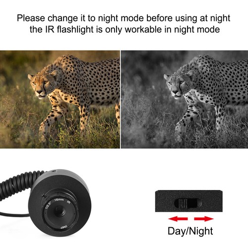 4.3" LCD Night Vision Rifle Scope DIY Infrared Hunting Scope w/ 850nm IR Torch - Picture 8 of 12