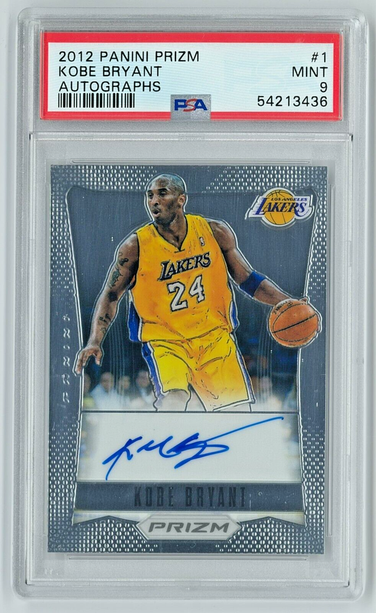 KOBE BRYANT 初代PRIZM 直書きオート（2012-13 Panini Prizm USA #7 