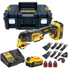 Dewalt DCS356N 18V Brushless MultiTool 2 x 5.0Ah Battery & 39pcs Accessories Set