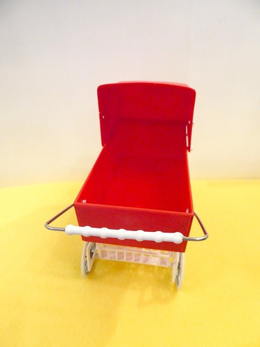 PUPPENWAGEN für die GRÖSSERE PUPPENSTUBE mit BABY PÜPPCHEN - Bild 7 von 11