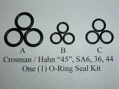 Crosman/Hahn ''45'', SA6, 36, 44 O-Ring  Seal  Kits 9 pcs.