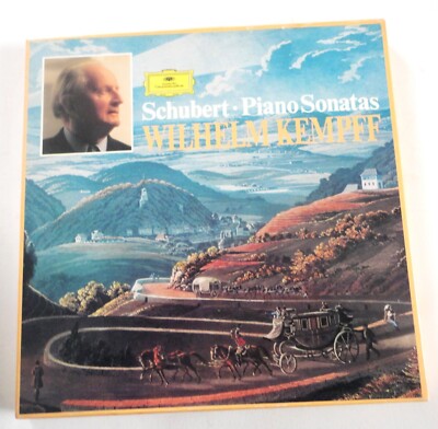 Unplayed 9 Lp Box Set Schubert Piano Sonatas Wilhelm Kempff DG 2740 132-10