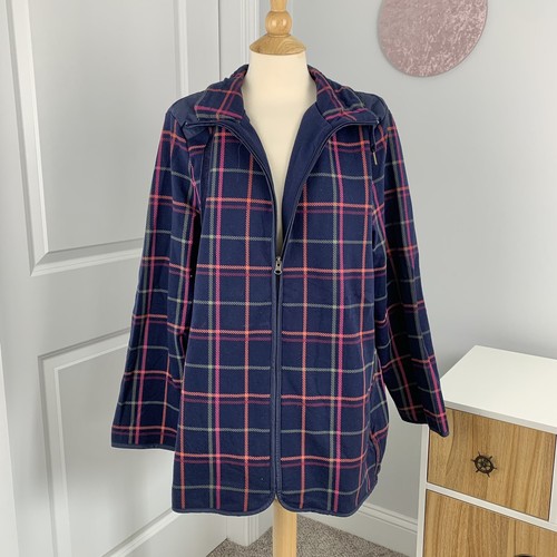 NWOT T by Talbots Colorful Plaid Cozy Cotton Jacket Casual Plus 2X P