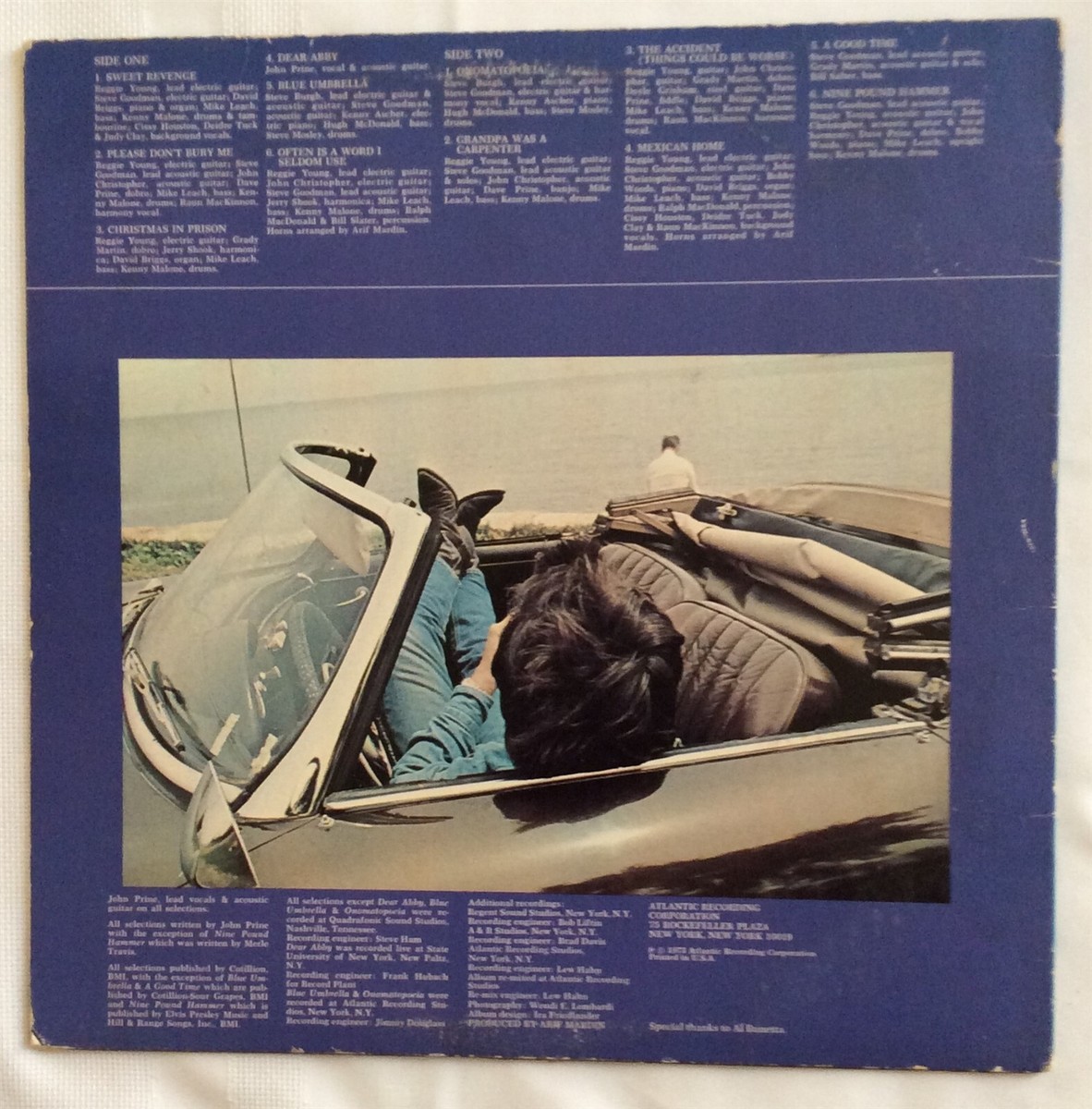 洋楽 John Prine/Sweet Revenge/SD7274 VINTAGE LP-JOHN PRINE-