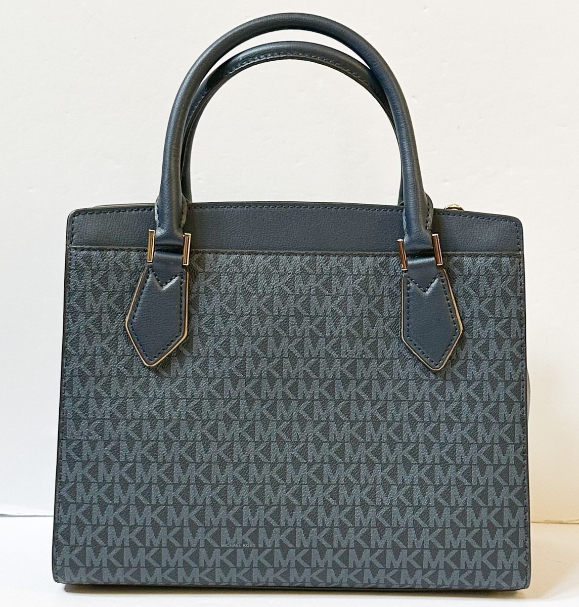MICHAEL KORS MOTT LARGE SATCHEL SHOULDER CROSSBODY BAG MK ADMIRAL