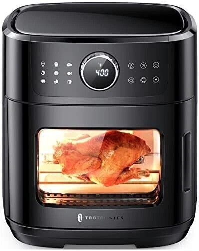 Toaster Oven Air Fryer Combo,Family 13QT Air Fryer Oven w/Rotisserie &Dehydrator