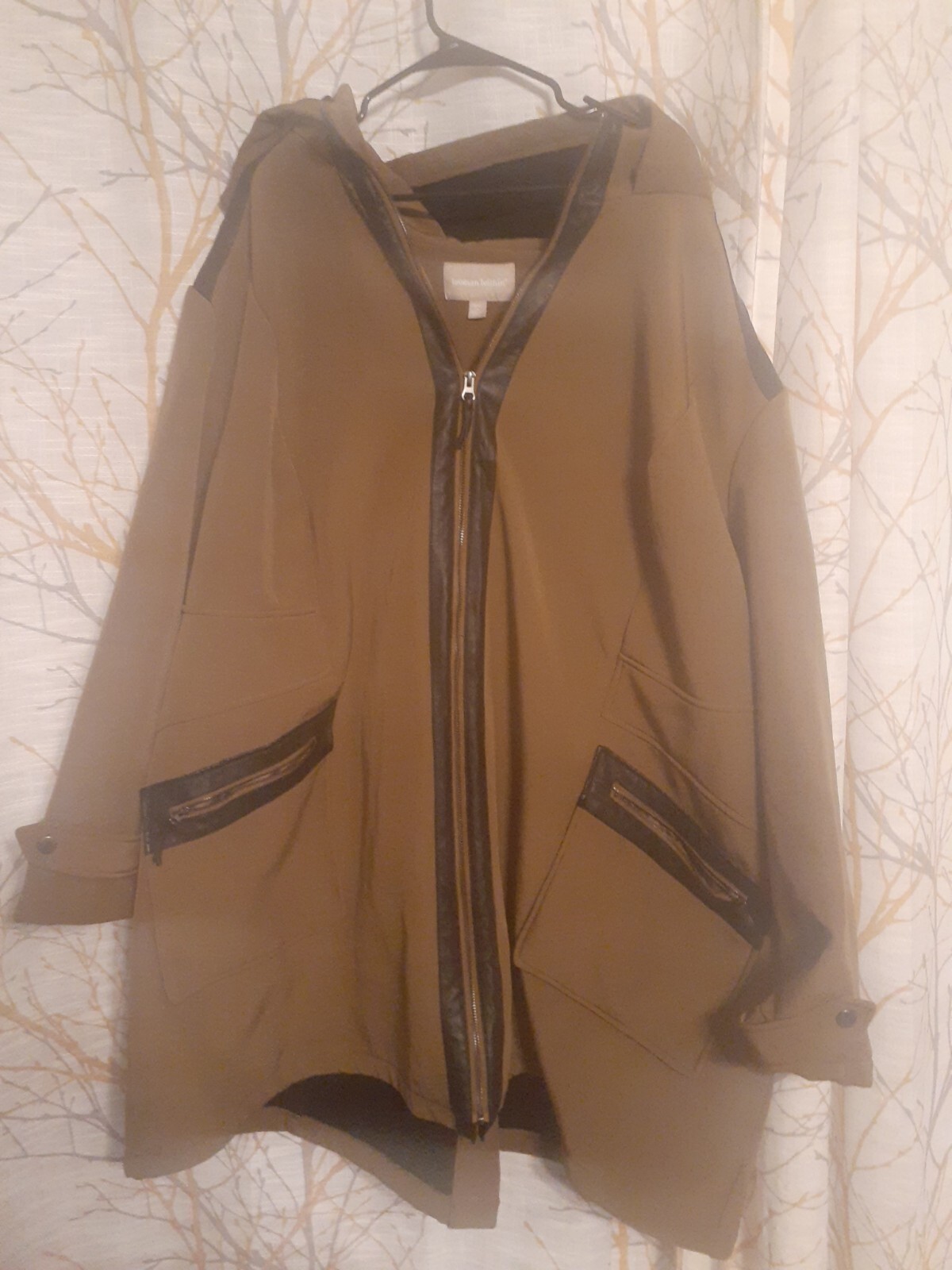 Size 38/40 5x Brown Zipper Detachable Hood