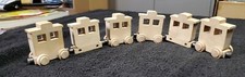 Wooden Train Set  6 Pieces  With Magnetic Connections  unbranded