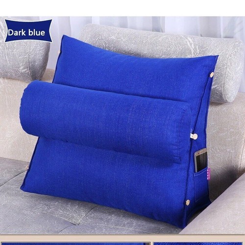 Bettlehne Lesekissen Keilabsatz Rückenlehne Lounge Sofa Kissen Sitzbettkissen - Bild 15 von 34