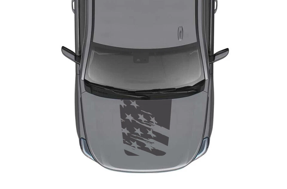 Calcomanía adhesiva de parachoques con capó de bandera de Estados Unidos diseño gráfico para GMC Yukon kit 2015-2020 Foto 2 de 2