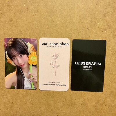LE SSERAFIM Crazy 4th Mini Album KakaoTalk Gift Official Preorder