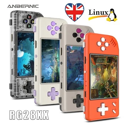 ANBERNIC RG28XX Mini Pocket Retro Handheld Game Console 2.83" IPS Linux NEW UK