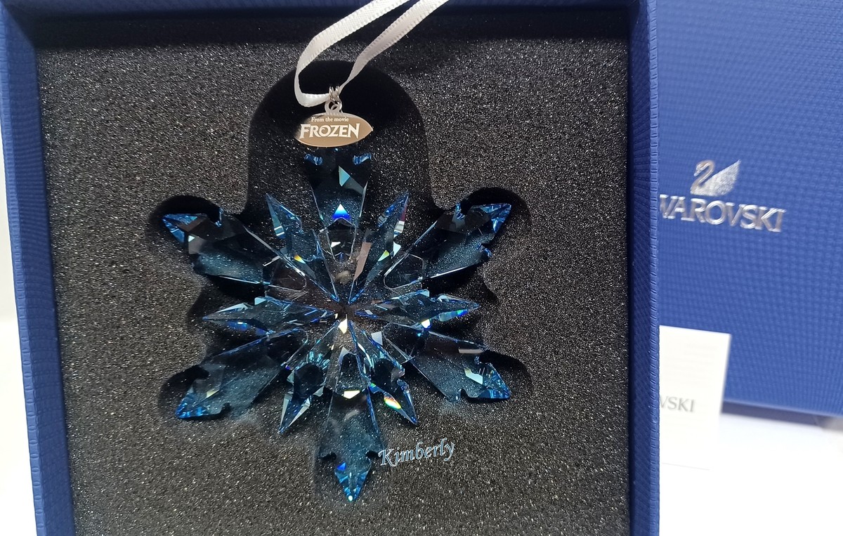 Swarovski Disney Frozen Snowflake Ornament Clear/Aqua