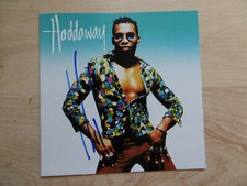 Haddaway autograph signed CD booklet "Haddaway"