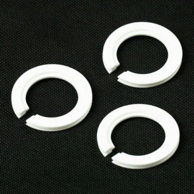 3 Pcs White E27 To E14 Lampshade Light Shade Collar Ring Adaptor Bulb Holder UK