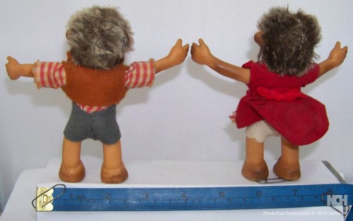 German Vintage Original Steiff Hedgehog Pair - Picture 2 of 4