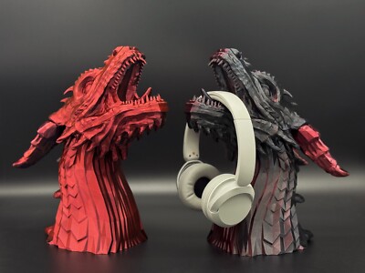 The Original Dragon Headphones Holder, Dragon Headphone Stand, Gamer Gift