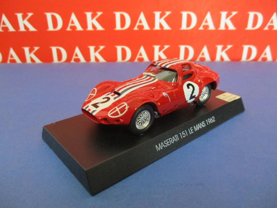 Die cast 1/43 Modellino Auto Maserati 151 24H Le Mans 1962 M. Trintignant - Immagine 2 di 3