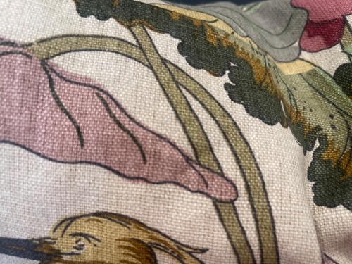 G P & J Baker Nympheus Biscuit Taupe English Linen Custom Pillow Cover Both Sds - Picture 16 of 17