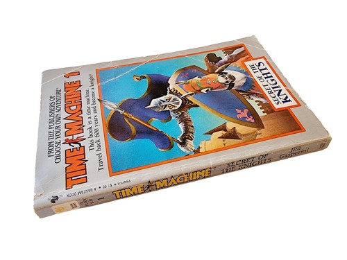 TIME MACHINE 1 Secret Of The Knights 1984 Choose Your Own Adventure Jim Gasperin - Picture 3 of 5