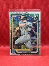 RYAN LASKO - Mega RC 1st - 24 Bowman Chrome #BCP-105 - Oakland Athletics