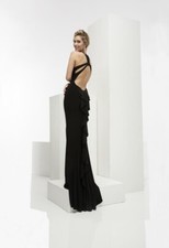 Jasz Couture 6036 Women's Dress Size 0 Black Prom Dress - New Tags Attached