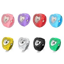 Men's Women's Finger Ring Watch Elastic Band Quartz Analog Watches Creative Gift