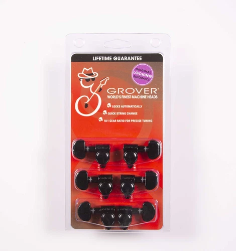 Genuine Grover Original Locking Rotomatic 18:1 3x3 Black Chrome