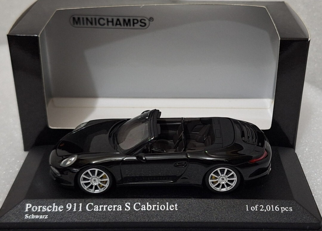 Porsche 911 (991) Carrera S Cabriolet 2012 Black 1:43 Porsche 911 (991) Carrera S Cabriolet 2012 Black 1:43