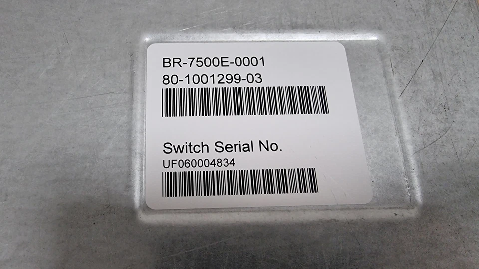 Brocade 7500E 4G SAN Extension Switch (16x 4G FC, 2x 1G FCIP) BR-7500E-0001 - Image 3 of 4