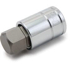 Titan Tools 15622 Hex Bit Socket 1/2" Drive 22mm Chrome