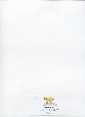 Family Guy Star Wars ''''A New Hope'''' ungeschnittenes Mini-Presseblatt Ltd/199