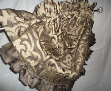 J QUEEN ASTORIA MINK 1 WATERFALL VALANCE 49 X 33