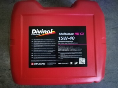 Divinol 49670 20-Liter Multimax HD C3 15W-40 Motoröl Motorenöl