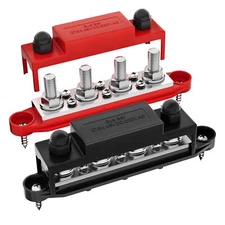 Upgrade 250a 12v Bus Bar Battery Power Distribution Block Car Audio 12 Volt Dc B
