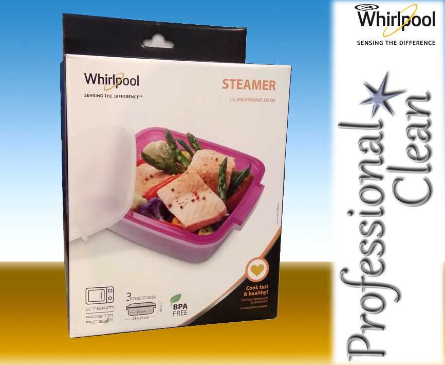 Whirlpool Vaporiera Microonde 24x20 cm 482000013392 Ricambio Wpro