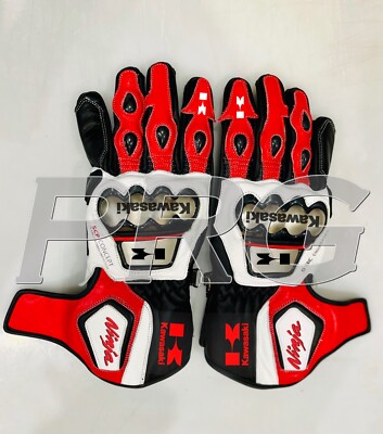 Kawasaki Motorcycle Gloves Kawasaki Ninja Motorbike Racing Gloves Gants Guantes