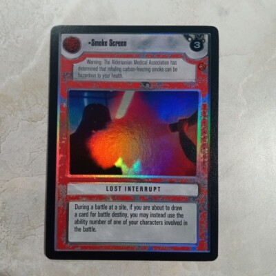 Smoke Screen FOIL - Cloud City - Star Wars CCG Customizeable Card Game SWCCG