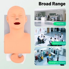 Airway Management Trainer Study Adult Oral Intubation Manikin Teaching Model Kit