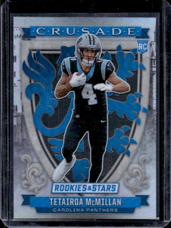 2025 Panini Rookies & Stars Tetairoa McMillan Crusade RC Silver #6 Panthers