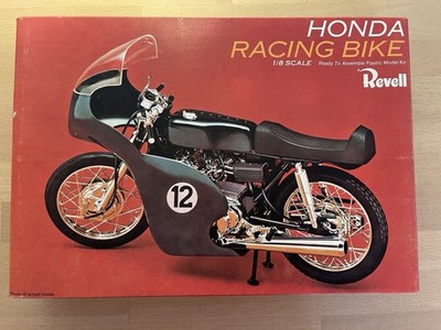 Revell 1/8 Honda H-1234 Racing Motorcycle   1966   OVP- Vintage Model Kit  RAR!