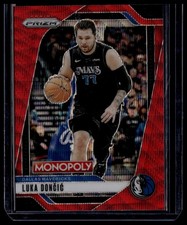 2024-25 Panini Prizm Monopoly #49 Luka Doncic Red Prizms