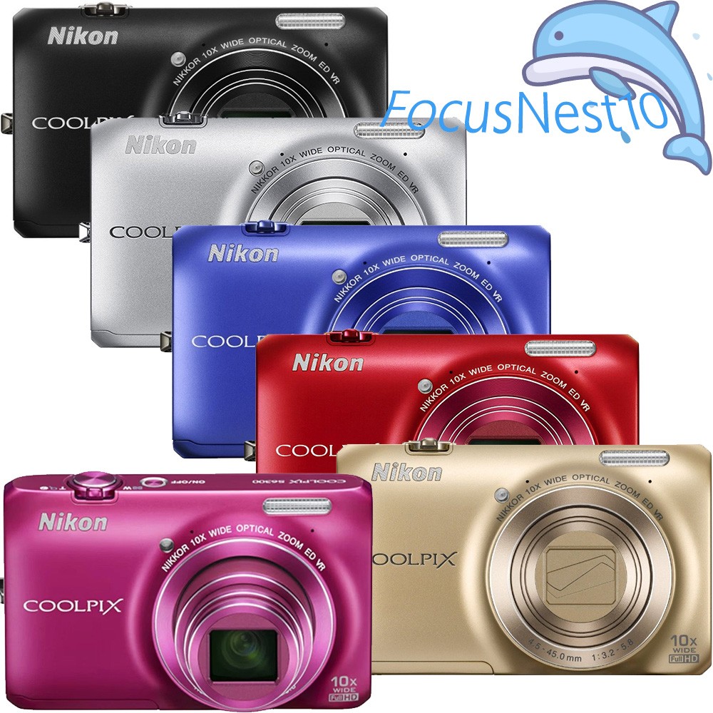 Nikon COOLPIX S6300 Digital Camera 10x Optical Zoom with
