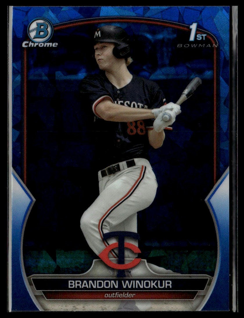 2023 Bowman Draft Sapphire Edition #BDC-69 Brandon Winokur